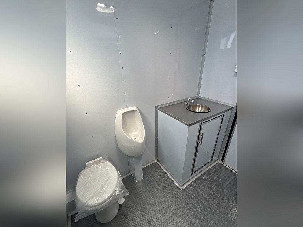 2 Stall Restroom Trailer- Regular Design