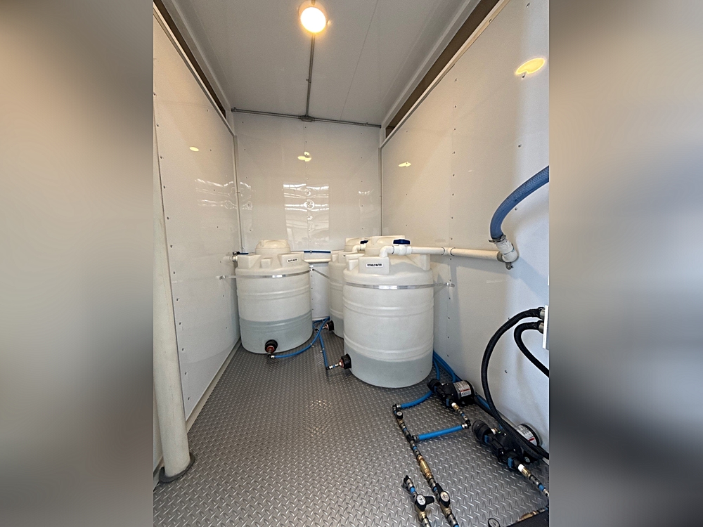 IN STOCK - 2-Stall Restroom Trailer, Upscale Design-6