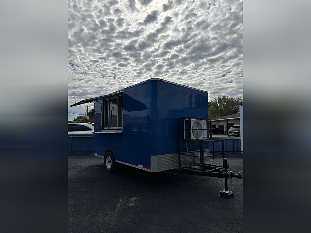 IN STOCK- 8.5x12 Concession Trailer, Snow Cone Ready