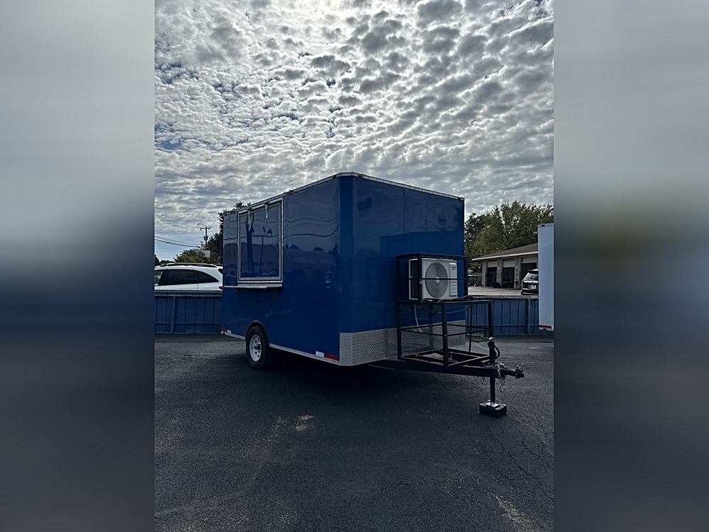 IN STOCK- 8.5x12 Concession Trailer, Snow Cone Ready