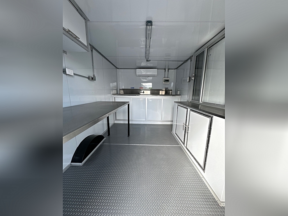 IN STOCK- 8.5x12 Concession Trailer, Snow Cone Ready