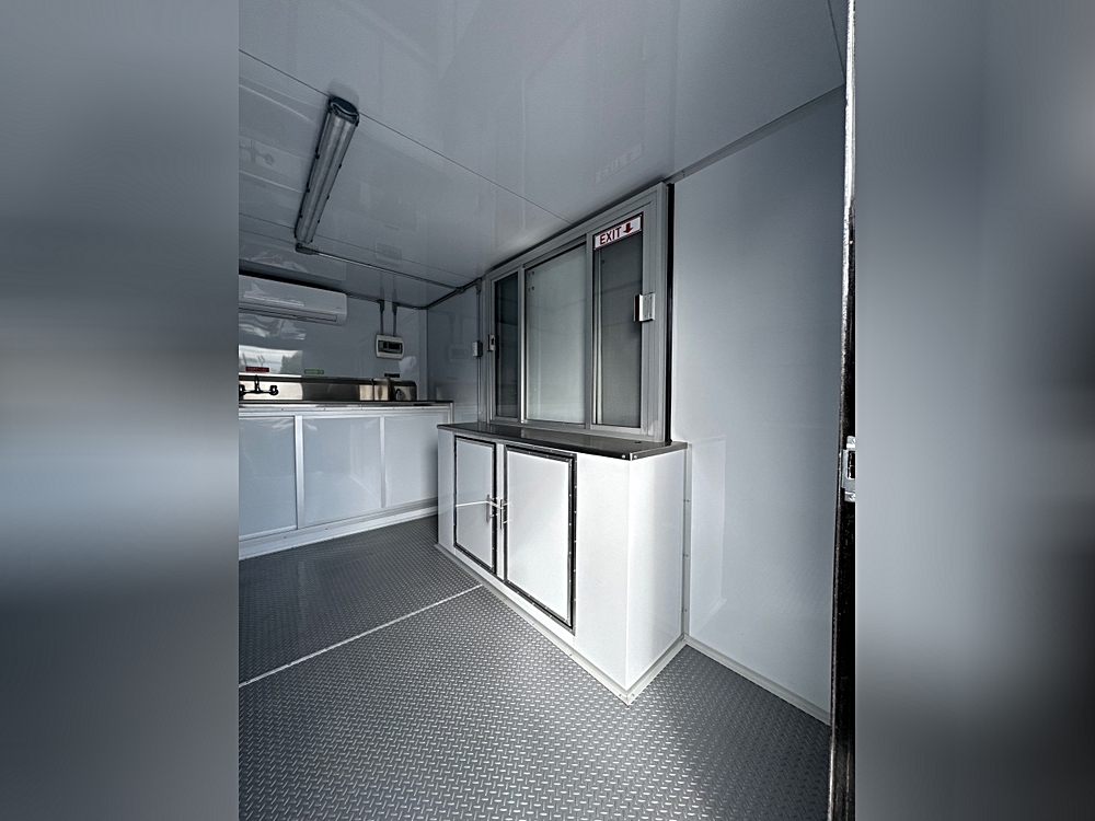 IN STOCK- 8.5x12 Concession Trailer, Snow Cone Ready