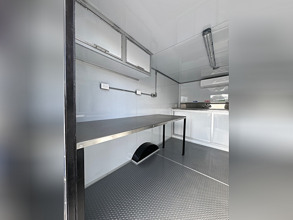 IN STOCK- 8.5x12 Concession Trailer, Snow Cone Ready