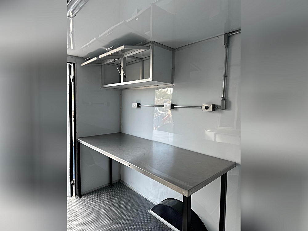 IN STOCK- 8.5x12 Concession Trailer, Snow Cone Ready