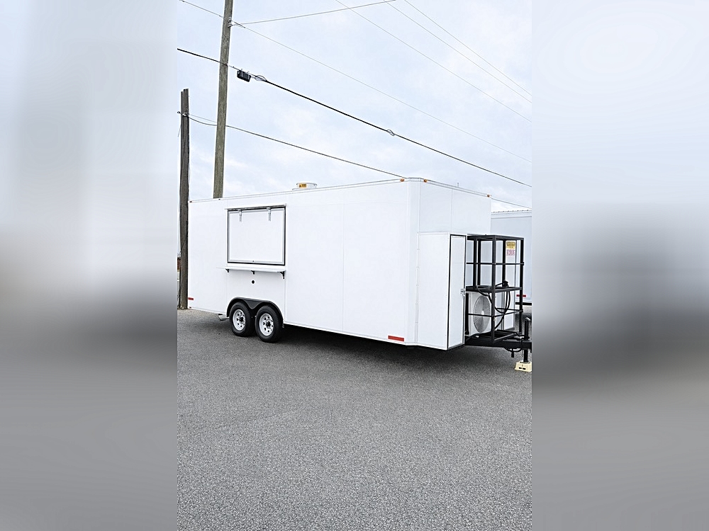 IN STOCK - 8.5x20 Food Trailer, EQUIPPED