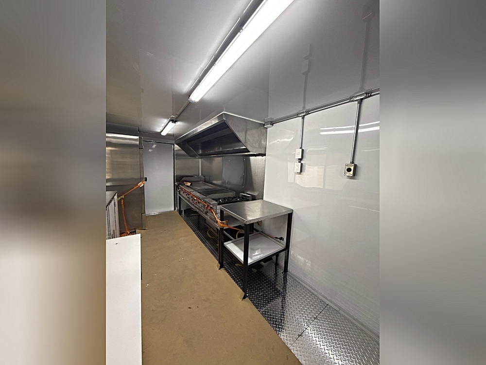 IN STOCK - 8.5x20 Food Trailer, EQUIPPED