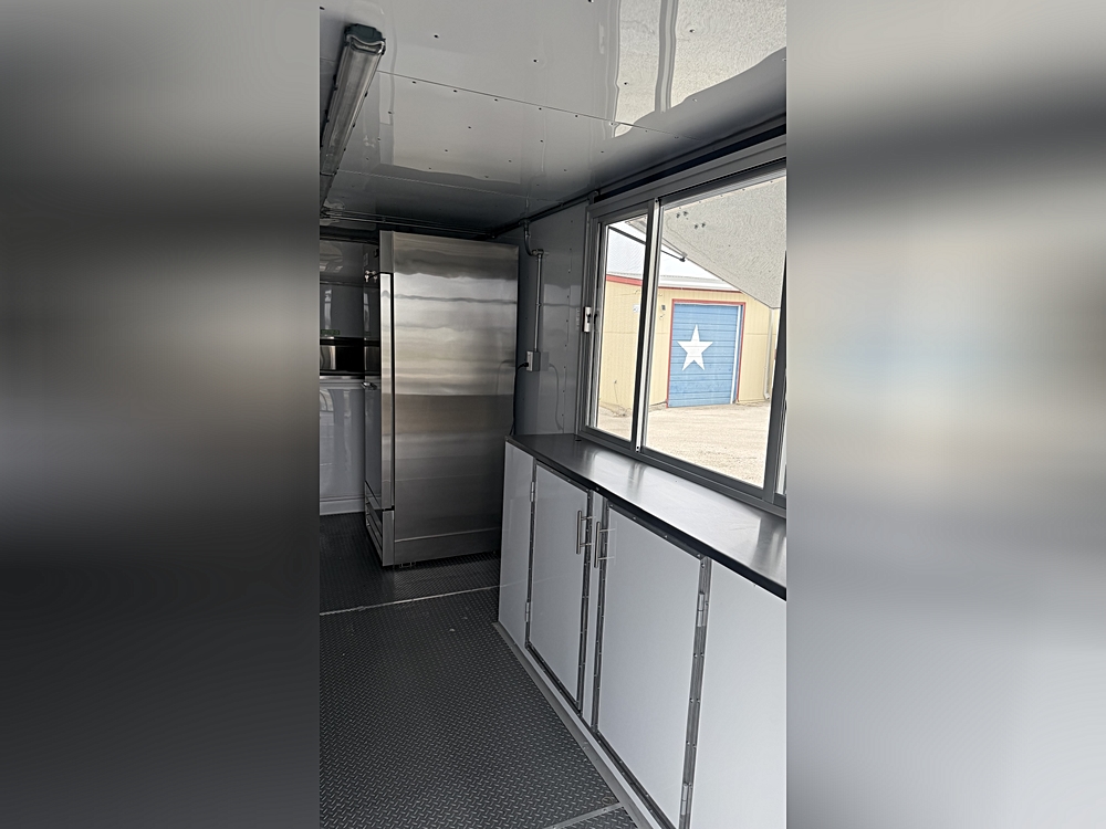 IN STOCK - 8.5x20 Food Trailer, FULLY EQUIPPED PORCH TRAILER